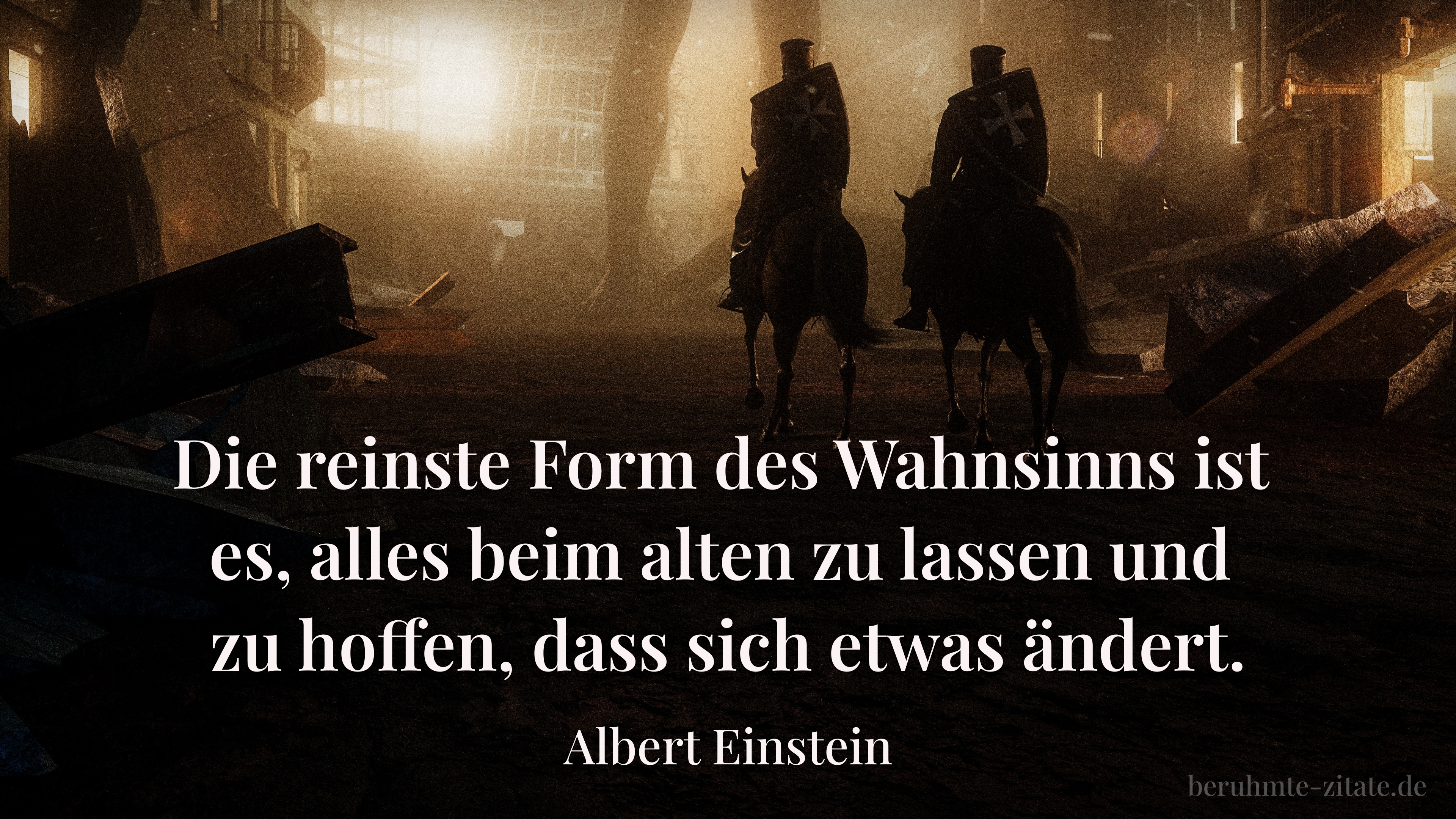 Albert Einstein zitat: „Die reinste Form des Wahnsinns ist es, alles beim alten zu lassen und zu hoffen, dass sich etwas ändert.“