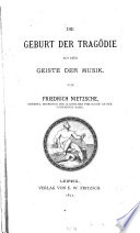 Die Geburt der Tragödie aus dem Geiste der Musik