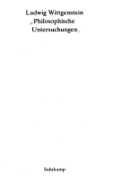Philosophische Untersuchungen