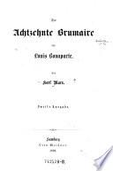 Der achtzehnte Brumaire des Louis Bonaparte