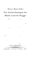 Die Aufzeichnungen des Malte Laurids Brigge