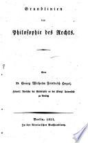 Grundlinien der Philosophie des Rechts