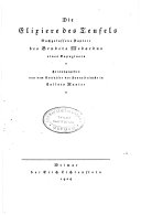 Die Elixiere des Teufels