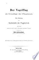 Der Vogelflug als Grundlage der Fliegekunst